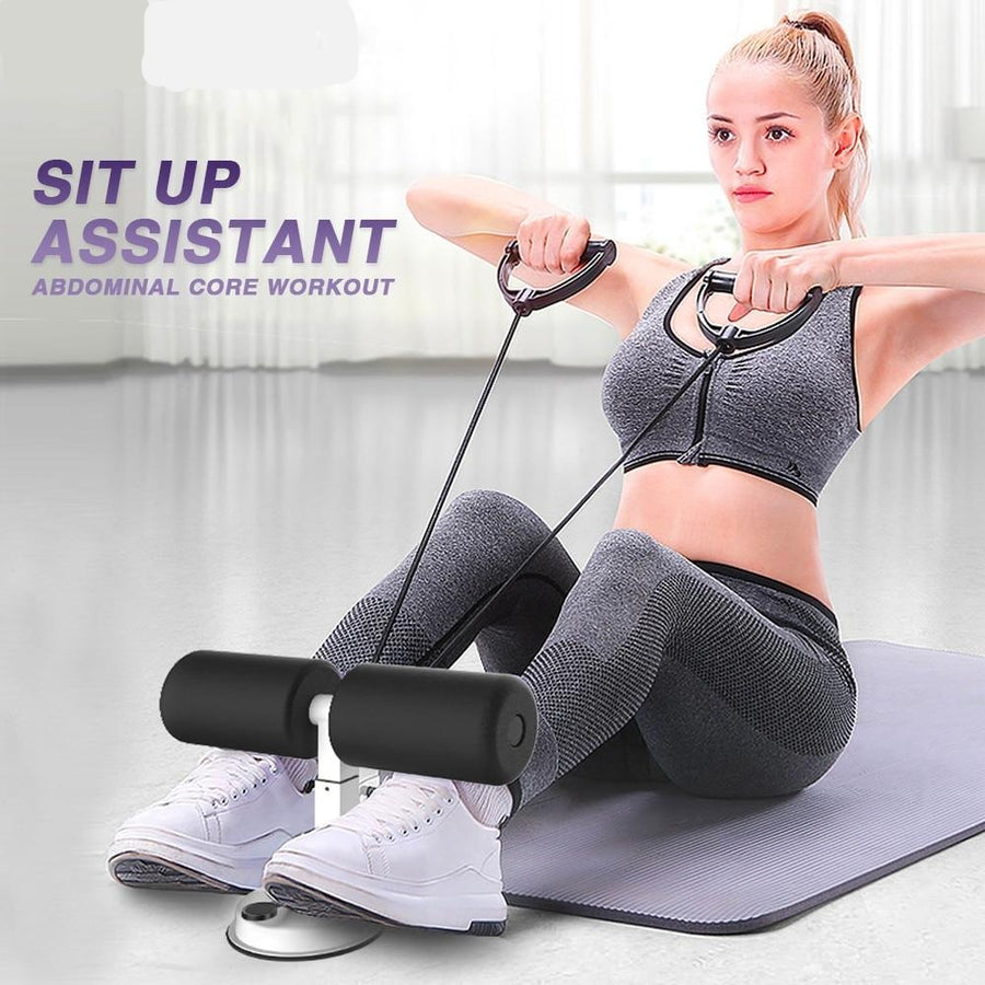 Sit Up Bar Floor Assistant Fitness Gear - TheFitnessFod