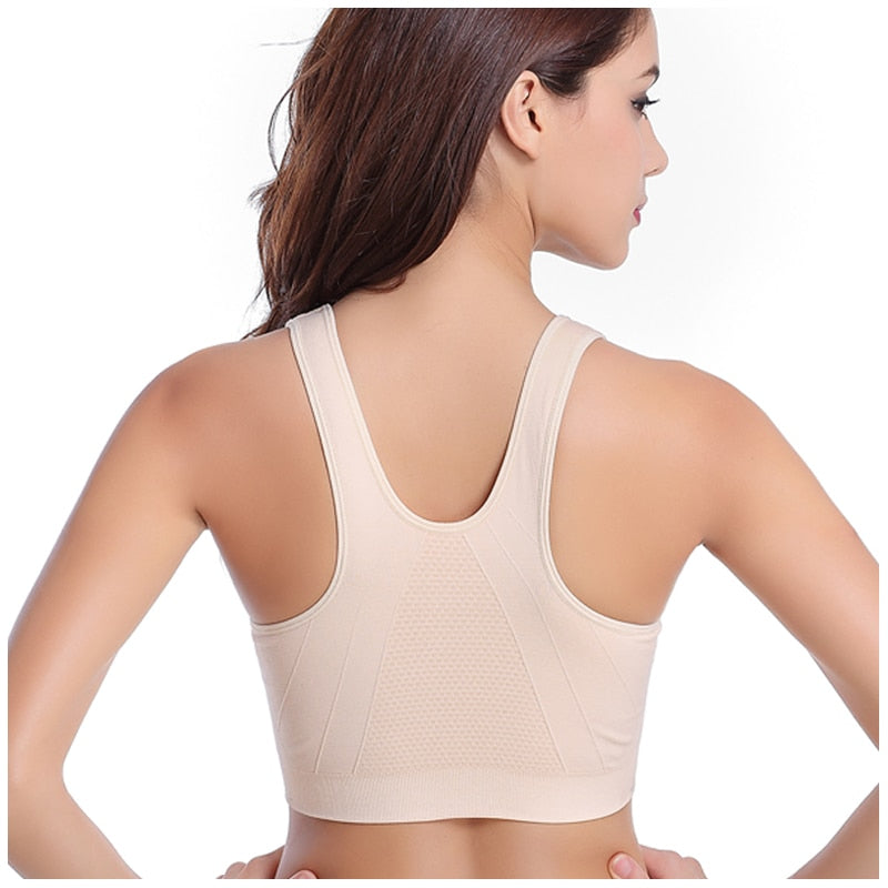Women's Yoga Zipper Bra - TheFitnessFod