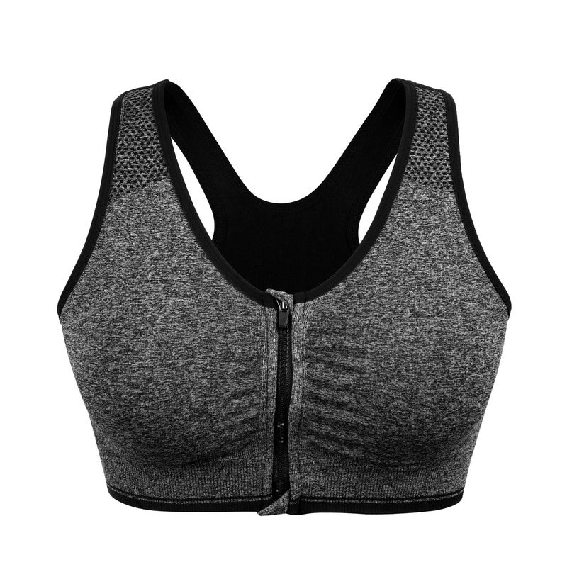 Women's Yoga Zipper Bra - TheFitnessFod