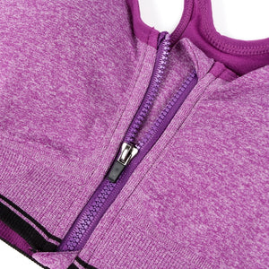 Women's Yoga Zipper Bra - TheFitnessFod