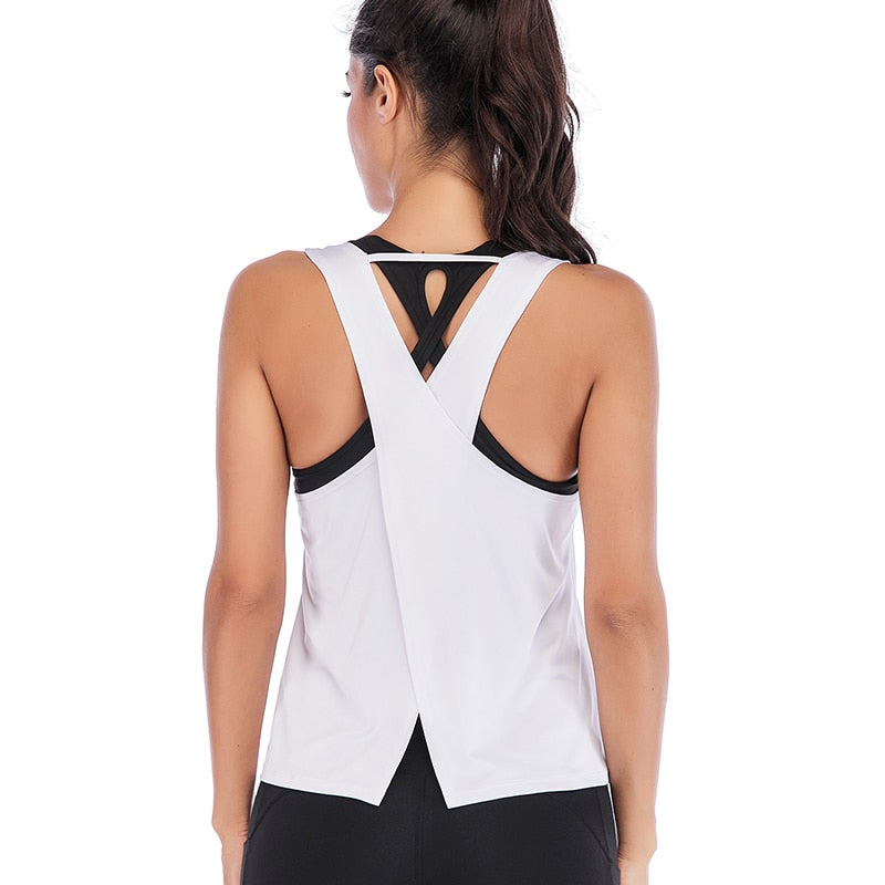 Yoga Vest Sport Tank Top - TheFitnessFod