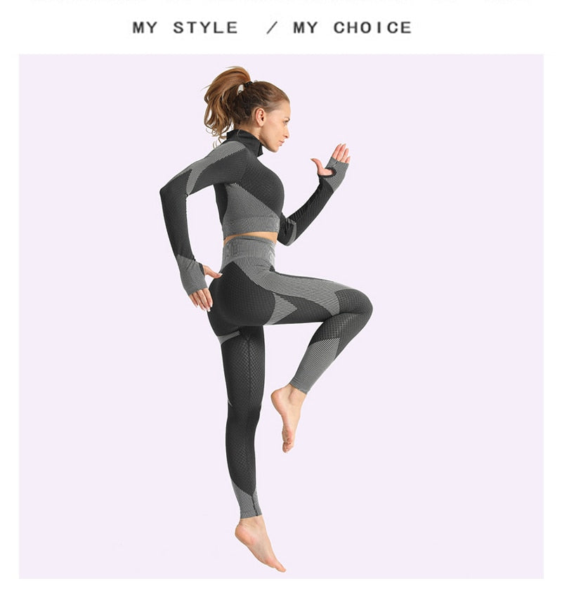 Women Yoga Running Sportswear - TheFitnessFod