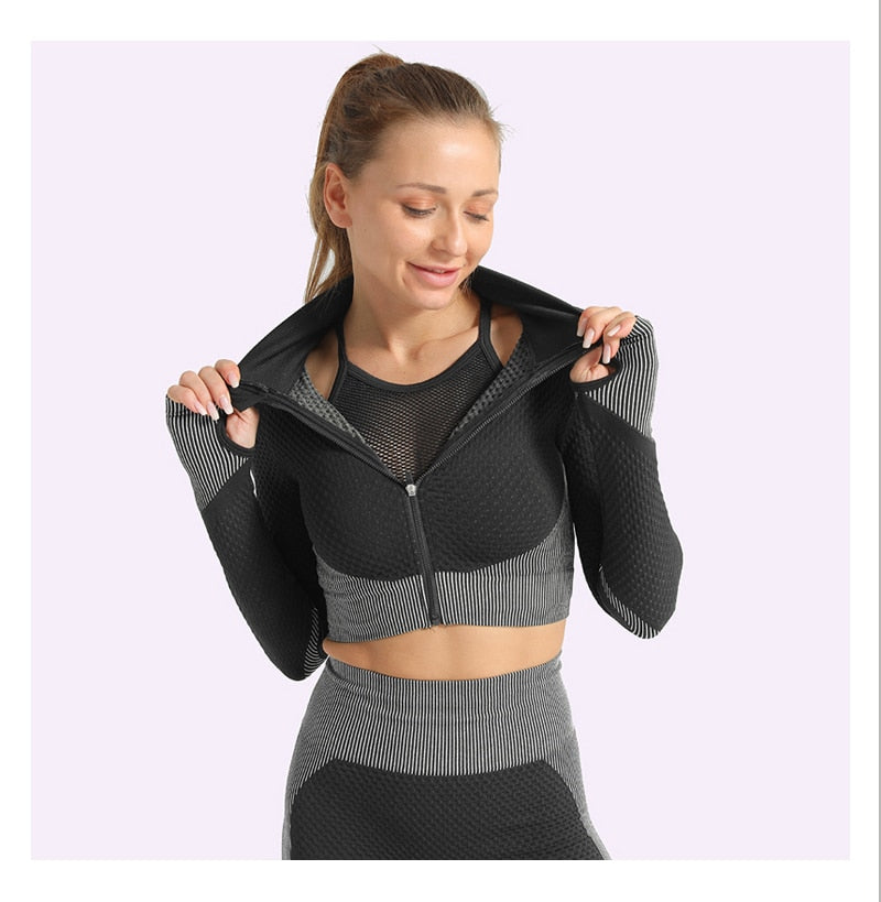 Women Yoga Running Sportswear - TheFitnessFod