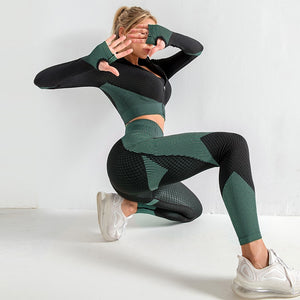 Women Yoga Running Sportswear - TheFitnessFod