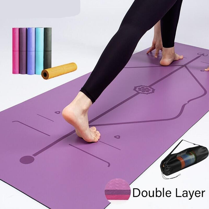 Double Layer Non-slip Mat for Yoga - TheFitnessFod