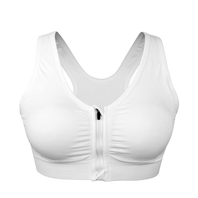 Women's Yoga Zipper Bra - TheFitnessFod